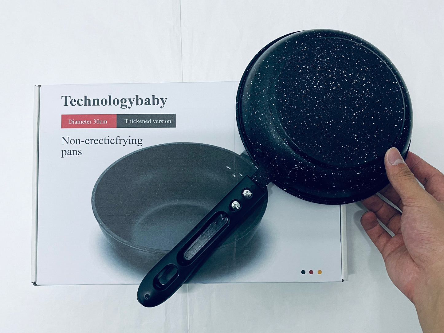 Technologybaby Non-electric frying pans Perfect for Omelettes & Deep Frying