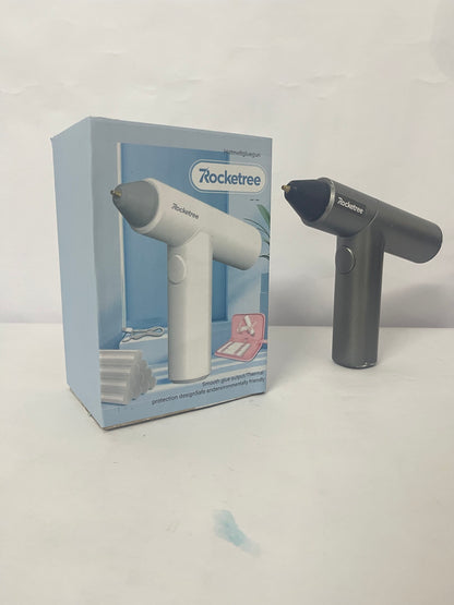Rocketree Hot Glue Gun Kit, 30s Fast Heating, Mini Glue Gun, Compact & Portable with 2500mAh Built-in Battery, Auto Shut-Off, Ideal for DIY, School Crafts & Repairs
