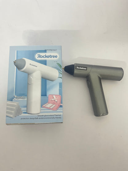 Rocketree Hot Glue Gun Kit, 30s Fast Heating, Mini Glue Gun, Compact & Portable with 2500mAh Built-in Battery, Auto Shut-Off, Ideal for DIY, School Crafts & Repairs