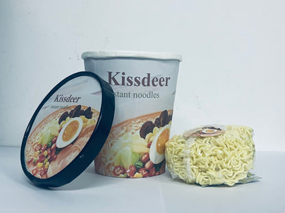 Kissdeer instant noodles Gourmet Instant Ramen bowl, Premium Microwavable Noodle Soup, Shin Gold, 3.56 Ounce