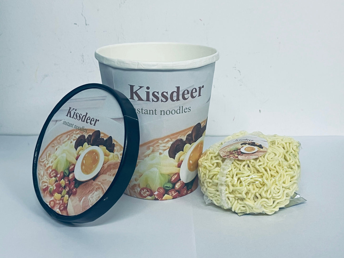 Kissdeer instant noodles Gourmet Instant Ramen bowl, Premium Microwavable Noodle Soup, Shin Gold, 3.56 Ounce