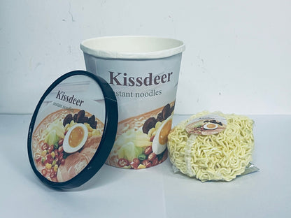 Kissdeer instant noodles Gourmet Instant Ramen bowl, Premium Microwavable Noodle Soup, Shin Gold, 3.56 Ounce