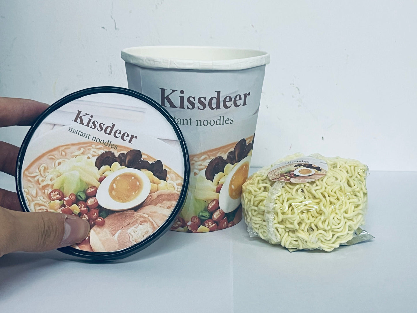 Kissdeer instant noodles Gourmet Instant Ramen bowl, Premium Microwavable Noodle Soup, Shin Gold, 3.56 Ounce