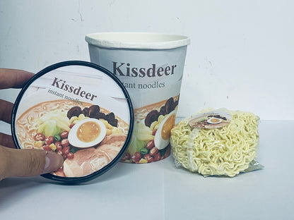 Kissdeer instant noodles Gourmet Instant Ramen bowl, Premium Microwavable Noodle Soup, Shin Gold, 3.56 Ounce