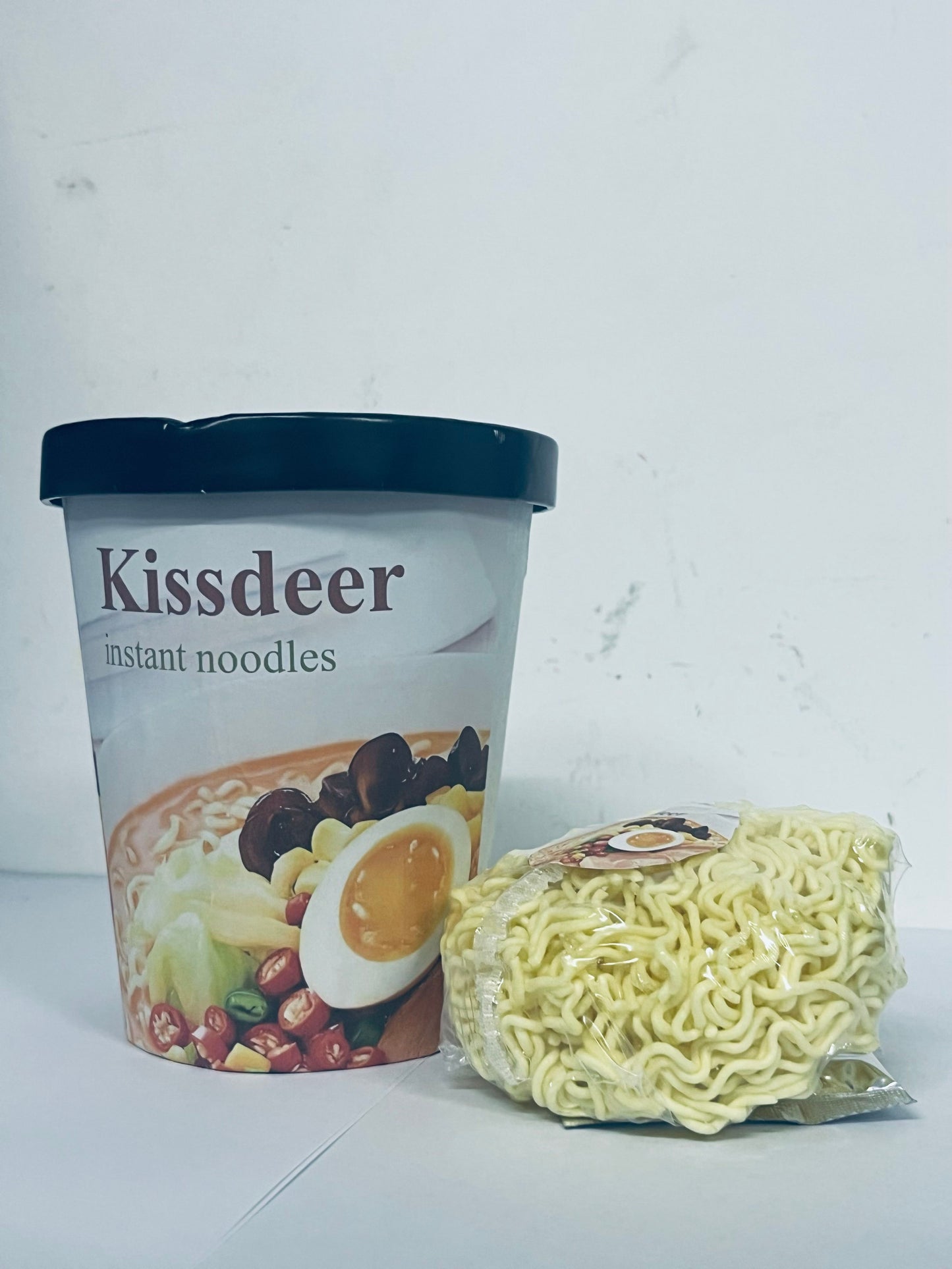 Kissdeer instant noodles Gourmet Instant Ramen bowl, Premium Microwavable Noodle Soup, Shin Gold, 3.56 Ounce