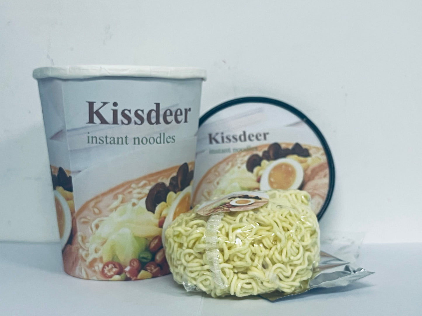Kissdeer instant noodles Gourmet Instant Ramen bowl, Premium Microwavable Noodle Soup, Shin Gold, 3.56 Ounce