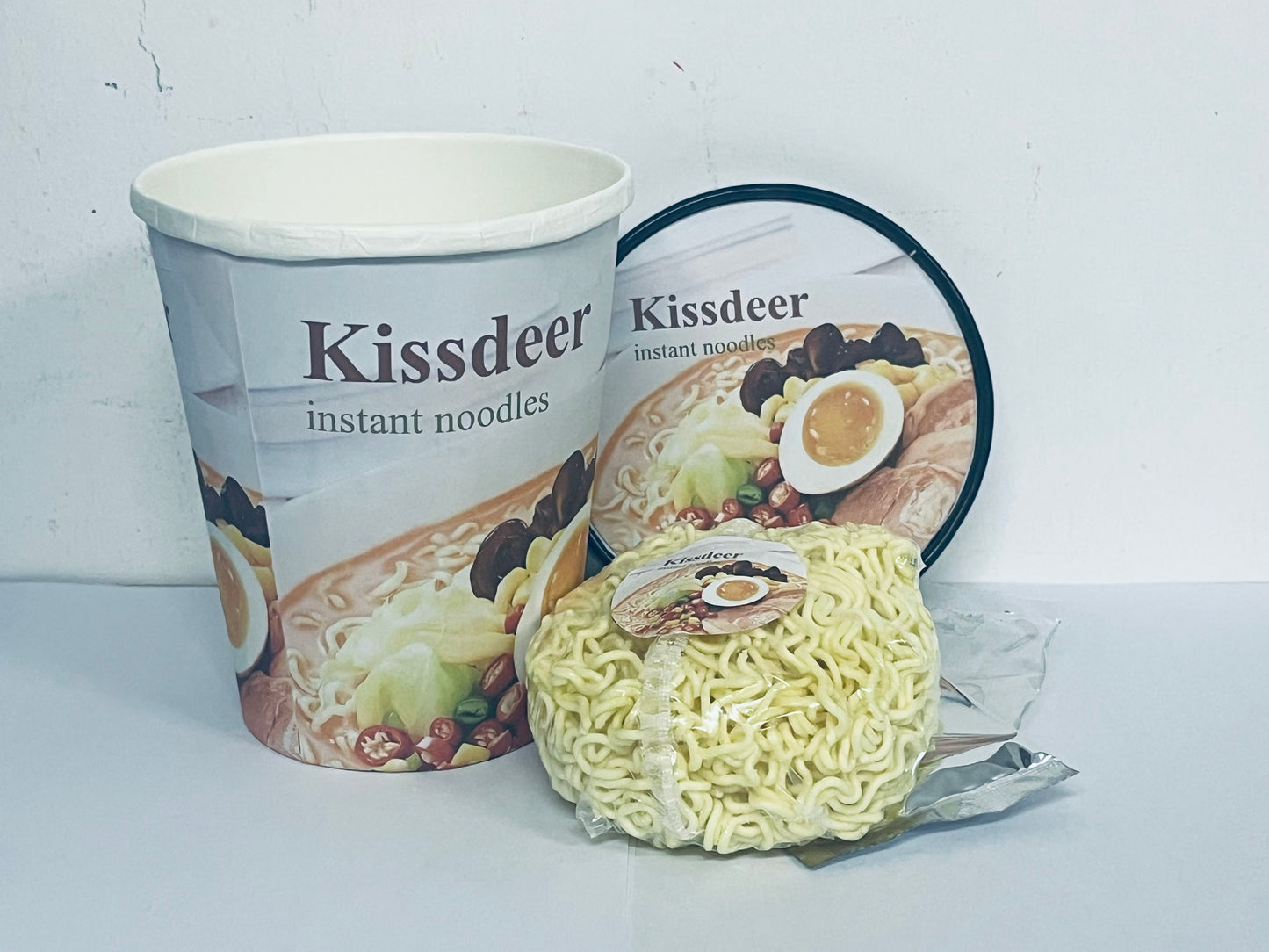 Kissdeer instant noodles Gourmet Instant Ramen bowl, Premium Microwavable Noodle Soup, Shin Gold, 3.56 Ounce
