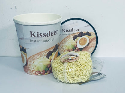 Kissdeer instant noodles Gourmet Instant Ramen bowl, Premium Microwavable Noodle Soup, Shin Gold, 3.56 Ounce