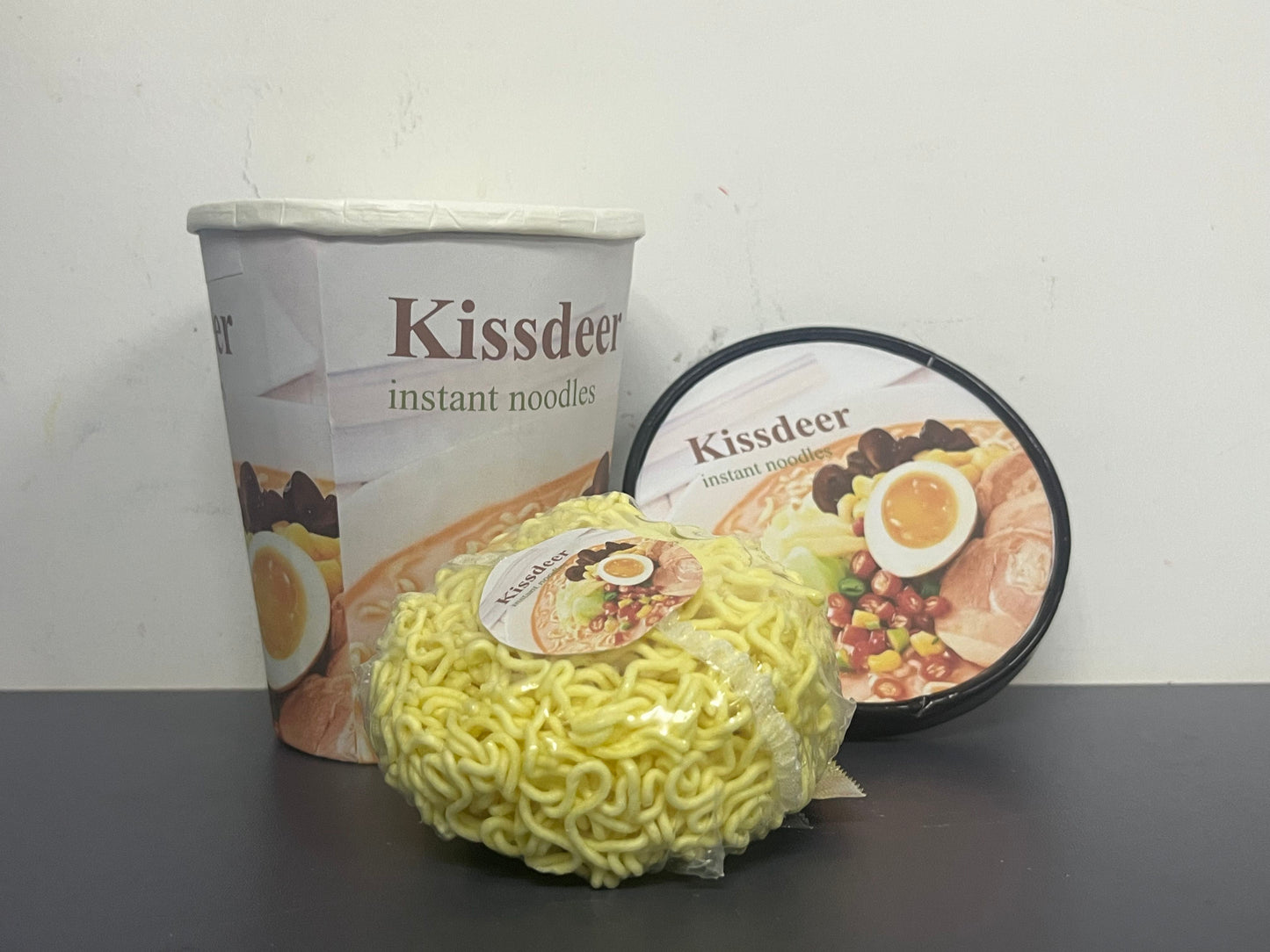 Kissdeer instant noodles Gourmet Instant Ramen bowl, Premium Microwavable Noodle Soup, Shin Gold, 3.56 Ounce