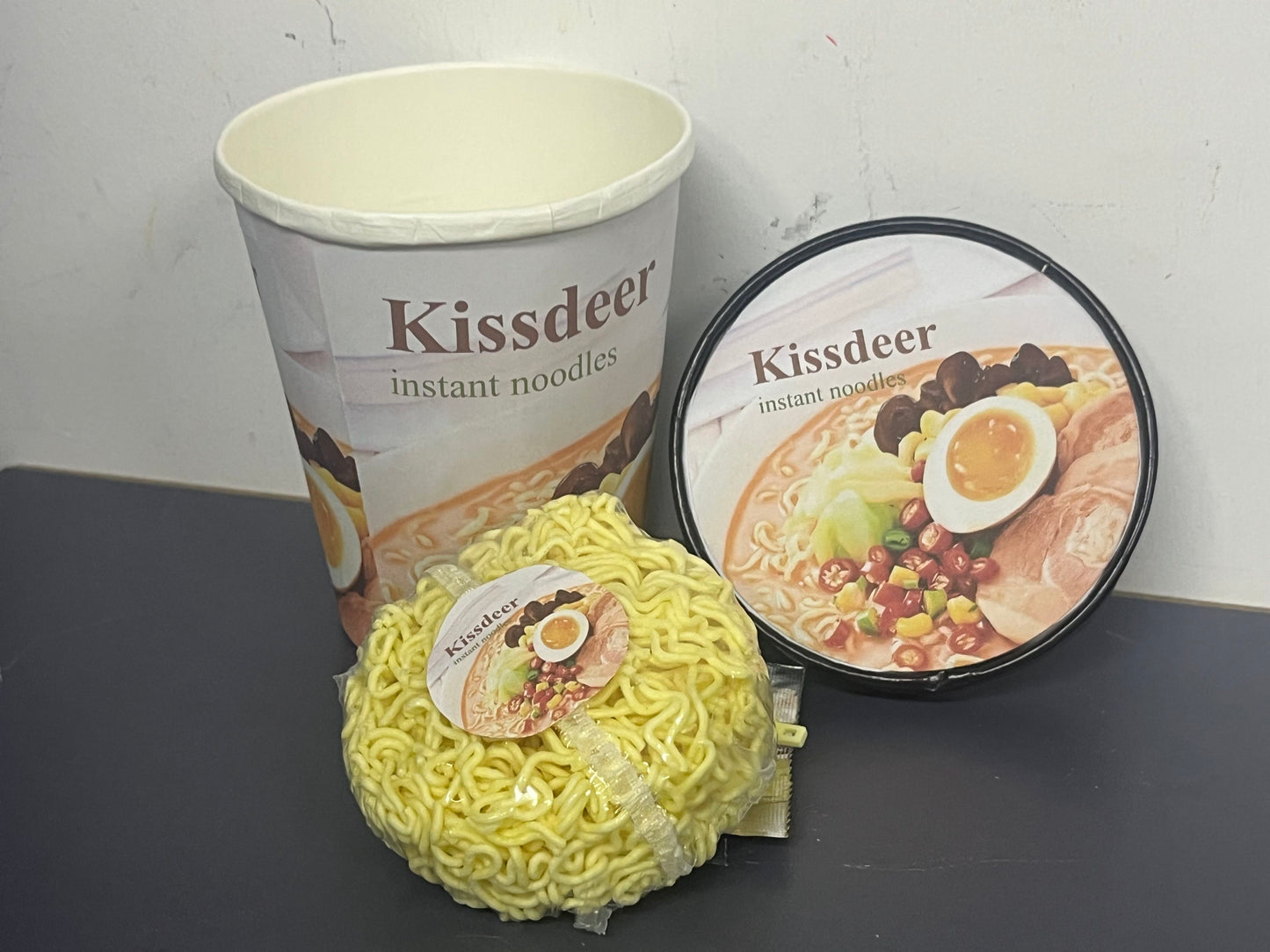 Kissdeer instant noodles Gourmet Instant Ramen bowl, Premium Microwavable Noodle Soup, Shin Gold, 3.56 Ounce