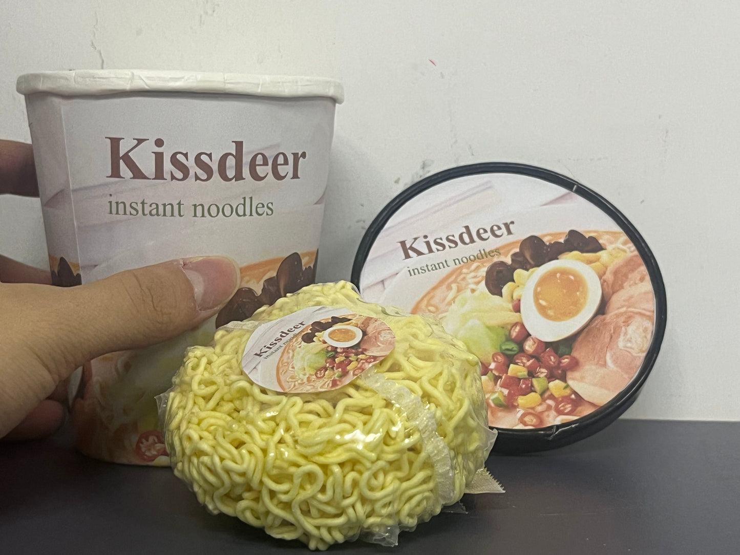 Kissdeer instant noodles Gourmet Instant Ramen bowl, Premium Microwavable Noodle Soup, Shin Gold, 3.56 Ounce