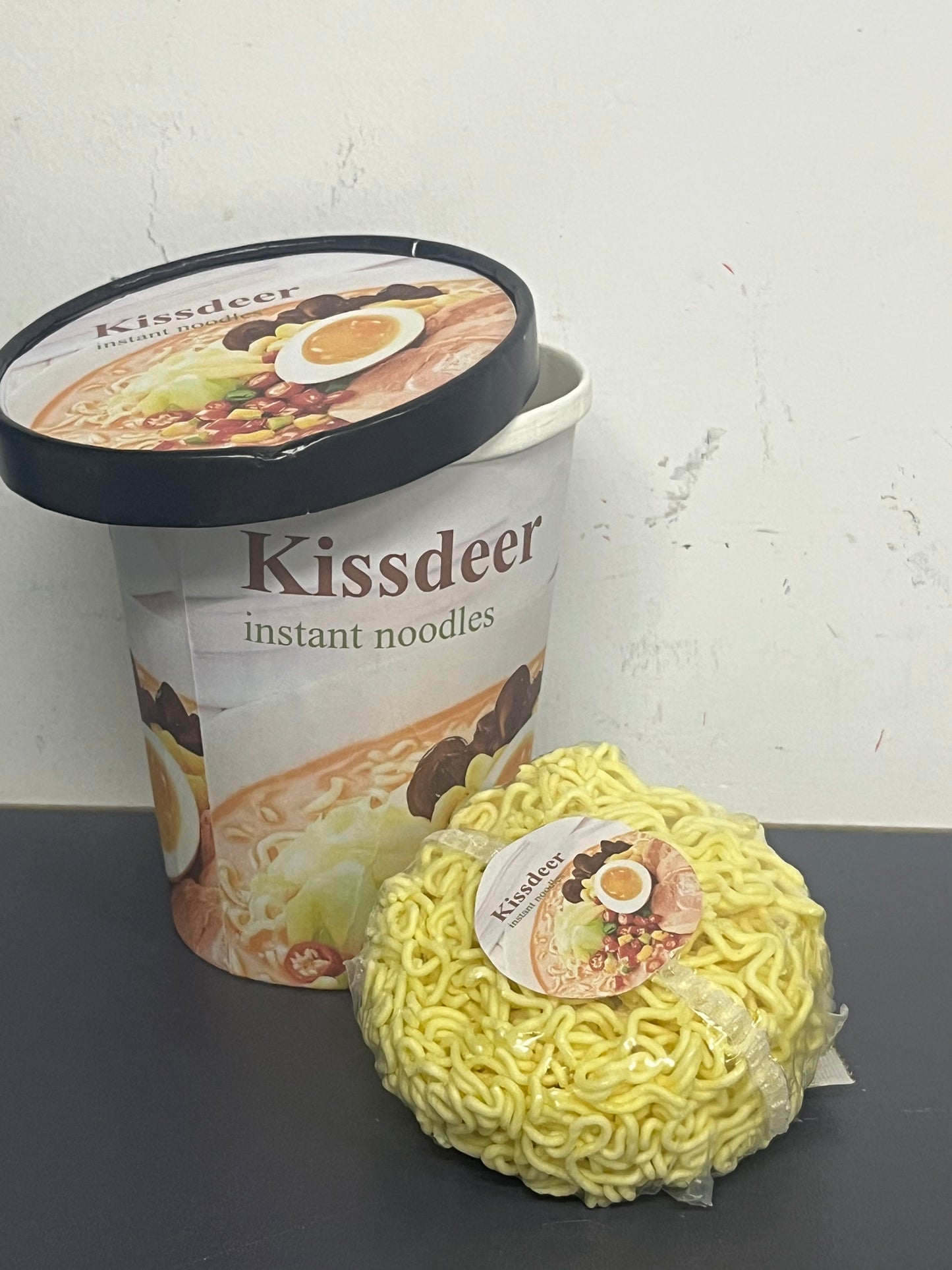 Kissdeer instant noodles Gourmet Instant Ramen bowl, Premium Microwavable Noodle Soup, Shin Gold, 3.56 Ounce