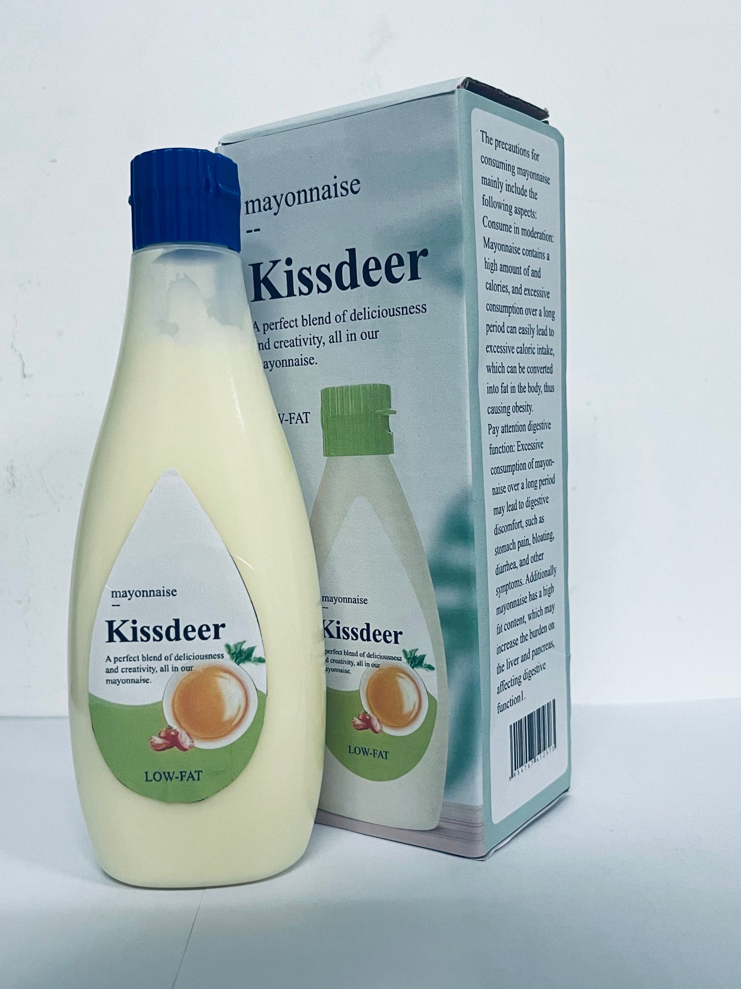 Kissdeer mayonnaise Real Mayonnaise Real Mayo For a Creamy Sandwich Spread or Condiment Gluten Free, Made With 100% Cage-Free Eggs