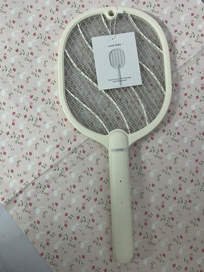 coral baby Electric devices for attracting and killing insects Electric Fly Swatter Racket, 2 in 1 Bug Zapper with USB Rechargeable Base, 4000 Volt Mosquito Killer with 3-Layer Safety Mesh for Pest Insect Control for Indoor、Office、Backyard、Camping