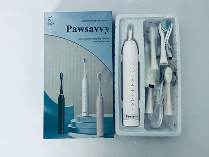 Pawsavvy Electric tooth brushes High Vibration Sonic Electronic Toothbrush for Adults with 2 Minutes Smart Timer, 5 Optional Modes