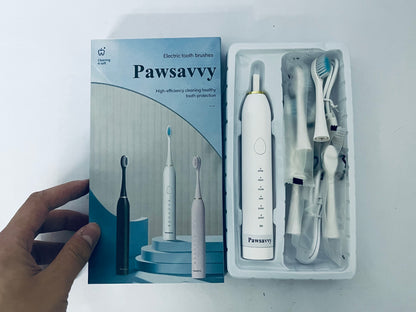 Pawsavvy Electric tooth brushes High Vibration Sonic Electronic Toothbrush for Adults with 2 Minutes Smart Timer, 5 Optional Modes