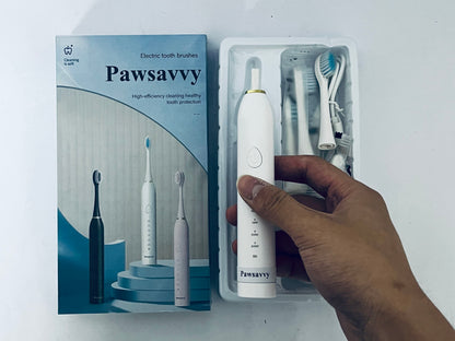 Pawsavvy Electric tooth brushes High Vibration Sonic Electronic Toothbrush for Adults with 2 Minutes Smart Timer, 5 Optional Modes