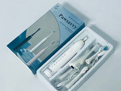 Pawsavvy Electric tooth brushes High Vibration Sonic Electronic Toothbrush for Adults with 2 Minutes Smart Timer, 5 Optional Modes