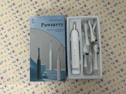 Pawsavvy Electric tooth brushes High Vibration Sonic Electronic Toothbrush for Adults with 2 Minutes Smart Timer, 5 Optional Modes