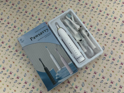 Pawsavvy Electric tooth brushes High Vibration Sonic Electronic Toothbrush for Adults with 2 Minutes Smart Timer, 5 Optional Modes