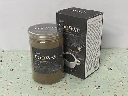 FOOWAY Coffee Espresso Coffee Powder for Baking & Smoothies, Non-GMO Colombian Coffee, Medium Roast, Fine ground