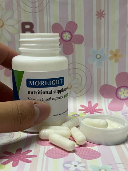 MOREIGHT nutritional supplements Vitamin C Supplement - Immune Support & Seasonal Wellness - Vegetarian Friendly
