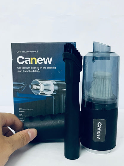 Canew Car Vacuum Portable Cordless, Powerful Suction, High Power, Mini Portable Vacuum for Car, Handheld Small Vacuum Cleaner & Air Duster for Home, Office, Desk,PC, Keyboard Cleaning