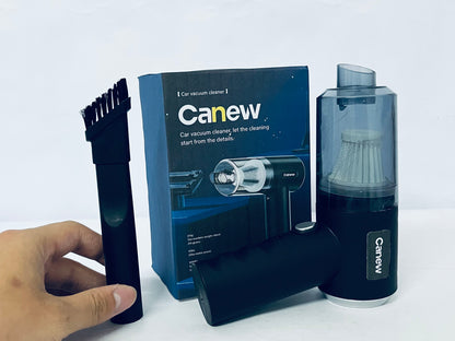 Canew Car Vacuum Portable Cordless, Powerful Suction, High Power, Mini Portable Vacuum for Car, Handheld Small Vacuum Cleaner & Air Duster for Home, Office, Desk,PC, Keyboard Cleaning