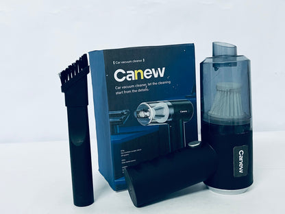 Canew Car Vacuum Portable Cordless, Powerful Suction, High Power, Mini Portable Vacuum for Car, Handheld Small Vacuum Cleaner & Air Duster for Home, Office, Desk,PC, Keyboard Cleaning