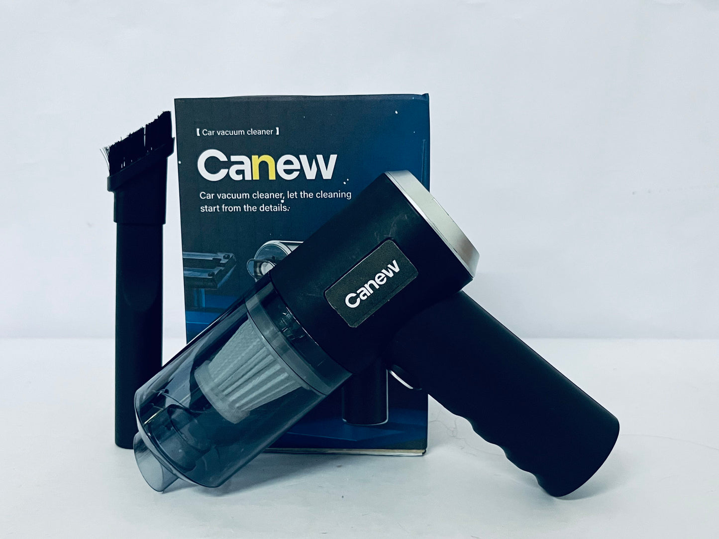 Canew Car Vacuum Portable Cordless, Powerful Suction, High Power, Mini Portable Vacuum for Car, Handheld Small Vacuum Cleaner & Air Duster for Home, Office, Desk,PC, Keyboard Cleaning