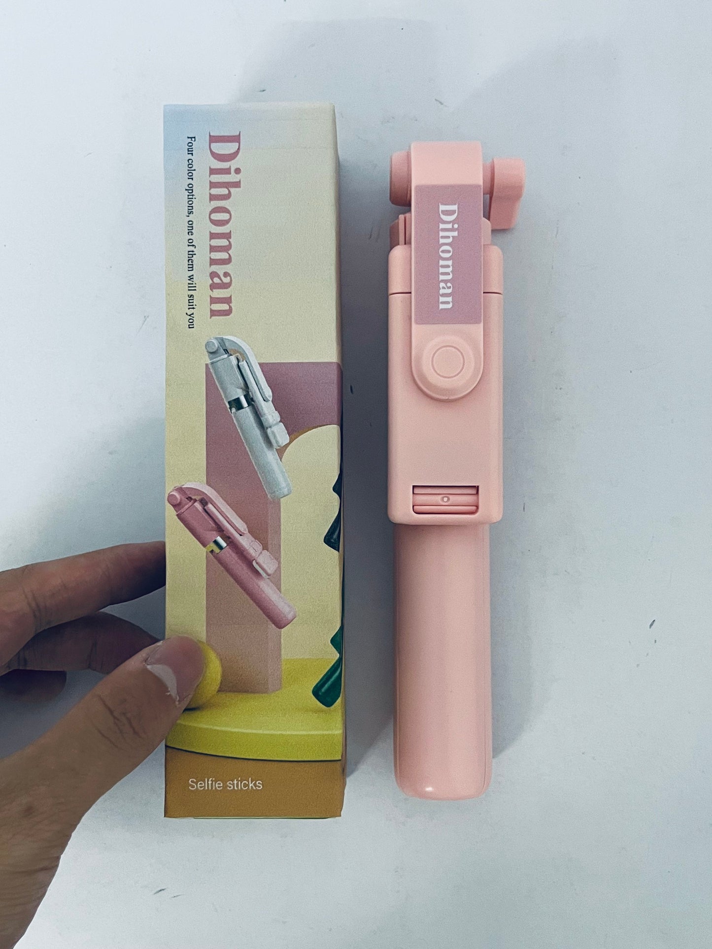 Dihoman Multi-Functional Selfie Stick Tripod with Bluetooth Remote, Portable Extendable