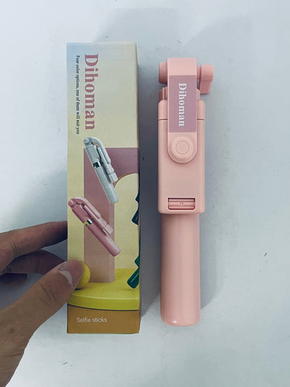 Dihoman Multi-Functional Selfie Stick Tripod with Bluetooth Remote, Portable Extendable