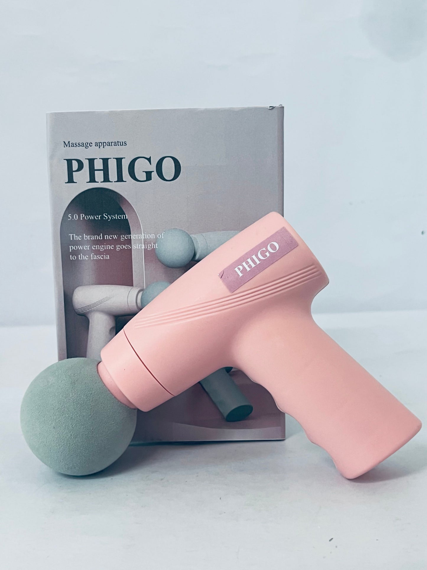 PHIGO Massage apparatus Mini Massage Gun-Pink，Muscle Deep Tissue Massager Gun, Handheld Percussion Massager, Portable Quiet Massage Gun with Carry Case for Home Office Gym Motehr Day Gifts for Women Men Her