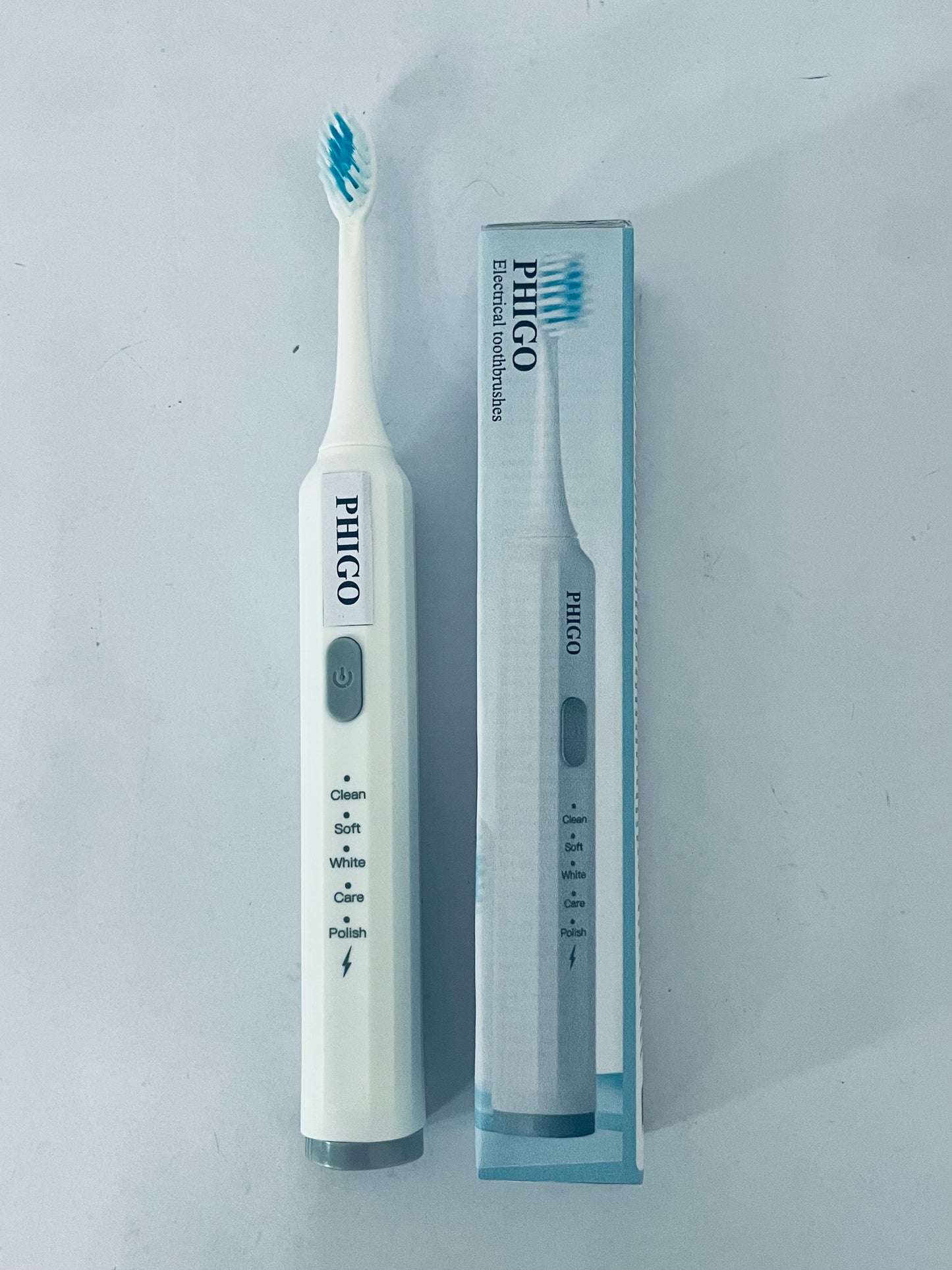 PHIGO Electrical toothbrushes Built Battery Speed Vibration USB Charging Electric Toothbrush for Adults Boys and Girls