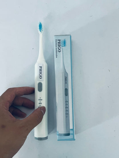 PHIGO Electrical toothbrushes Built Battery Speed Vibration USB Charging Electric Toothbrush for Adults Boys and Girls