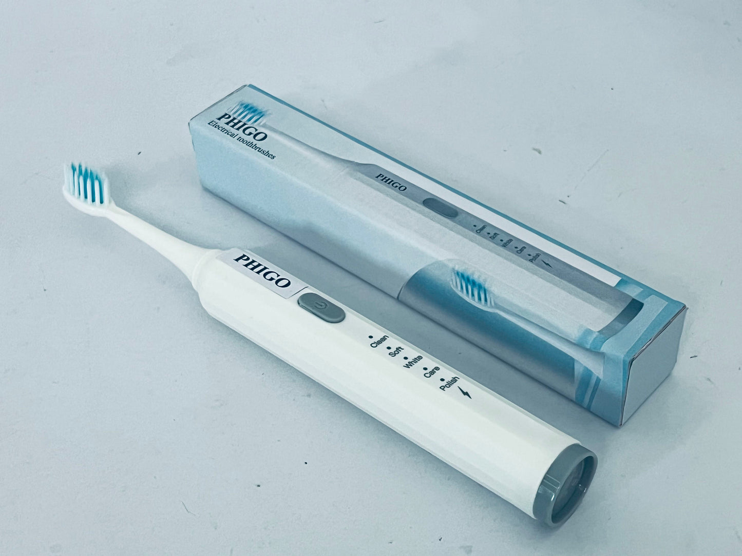 PHIGO Electrical toothbrushes Built Battery Speed Vibration USB Charging Electric Toothbrush for Adults Boys and Girls