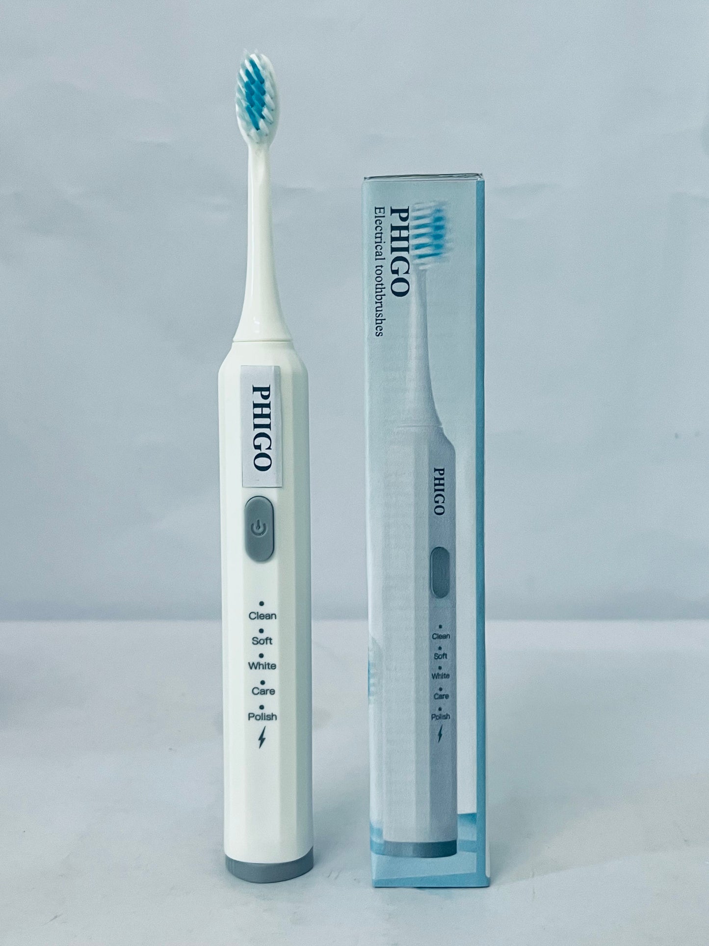 PHIGO Electrical toothbrushes Built Battery Speed Vibration USB Charging Electric Toothbrush for Adults Boys and Girls