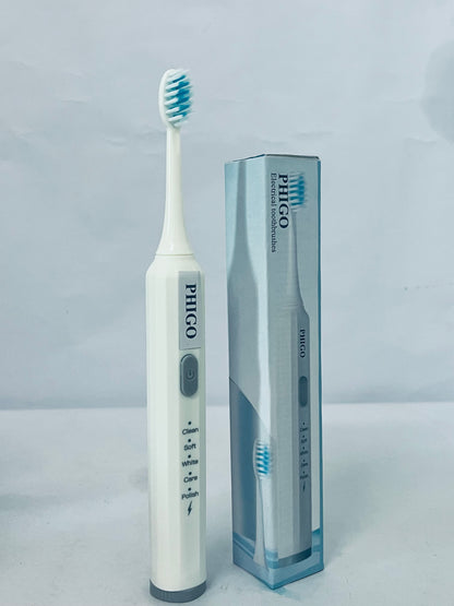 PHIGO Electrical toothbrushes Built Battery Speed Vibration USB Charging Electric Toothbrush for Adults Boys and Girls
