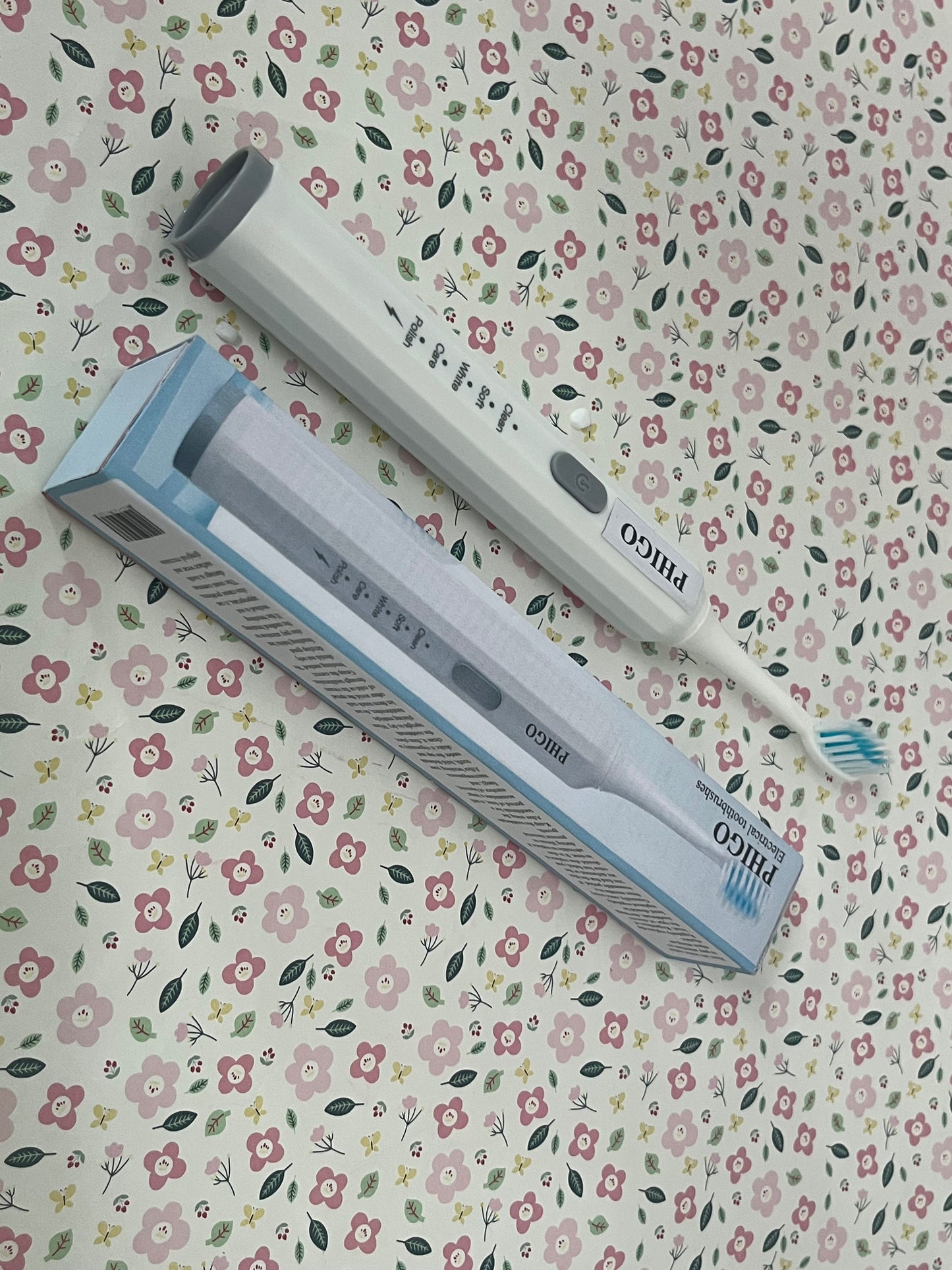 PHIGO Electrical toothbrushes Built Battery Speed Vibration USB Charging Electric Toothbrush for Adults Boys and Girls