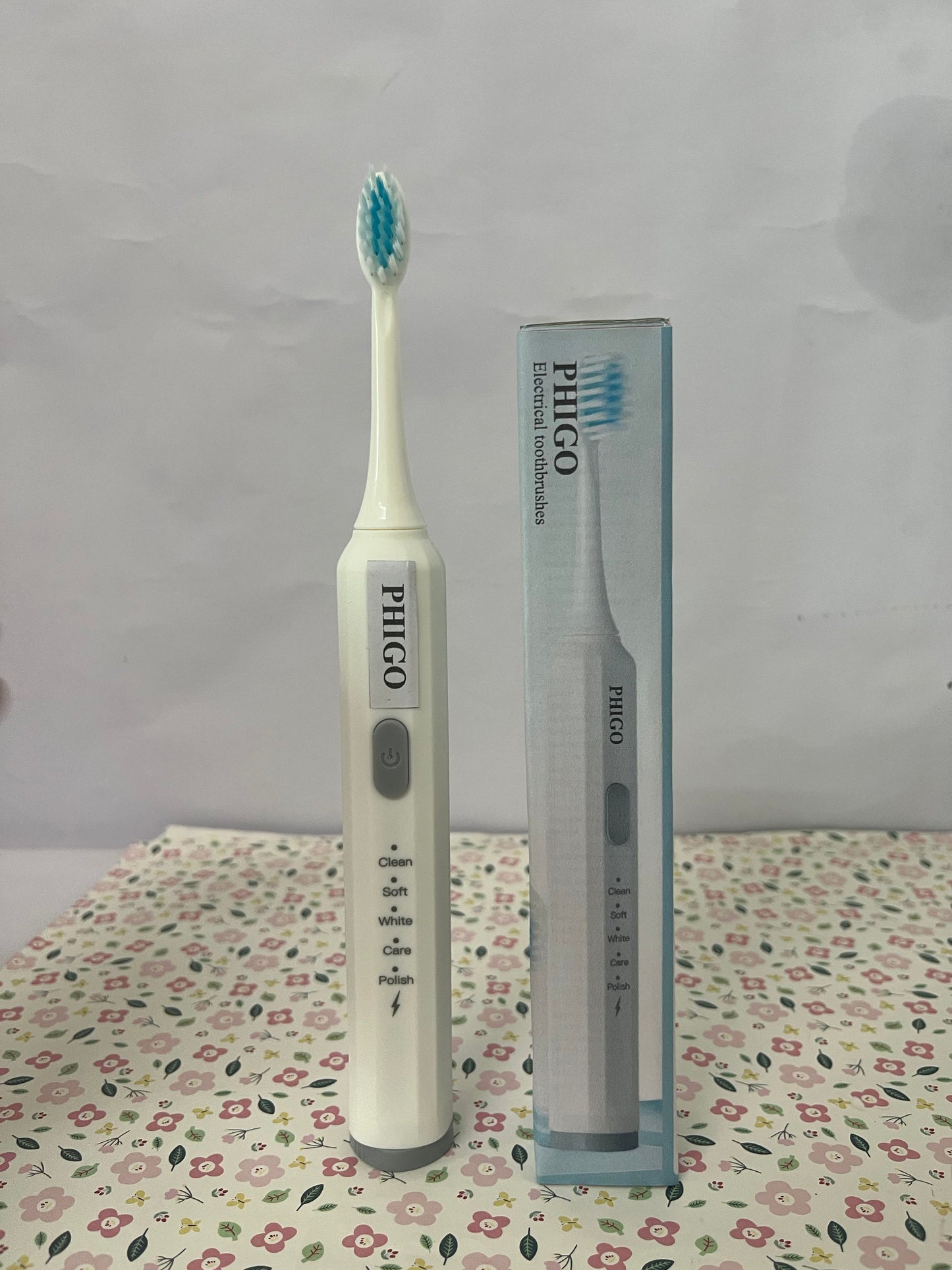 PHIGO Electrical toothbrushes Built Battery Speed Vibration USB Charging Electric Toothbrush for Adults Boys and Girls