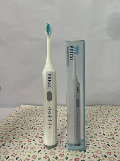 PHIGO Electrical toothbrushes Built Battery Speed Vibration USB Charging Electric Toothbrush for Adults Boys and Girls
