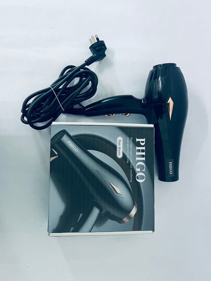 PHIGO Hair dryers Ionic Hair Dryer 2000W for Salon & Personal Use – Powerful, Fast & Quiet Drying for Curly Hair