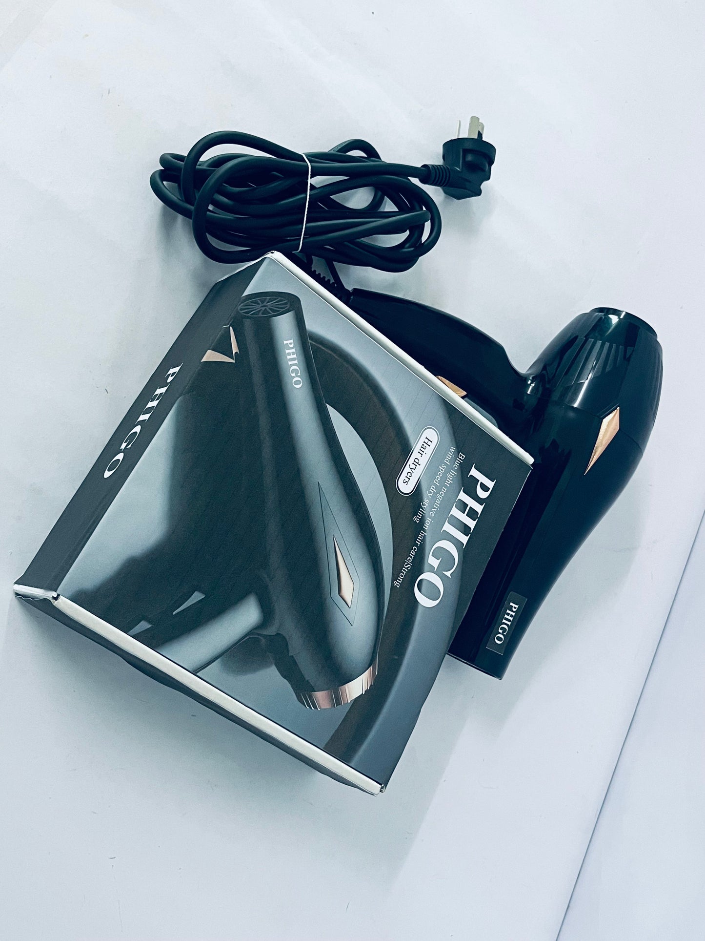 PHIGO Hair dryers Ionic Hair Dryer 2000W for Salon & Personal Use – Powerful, Fast & Quiet Drying for Curly Hair