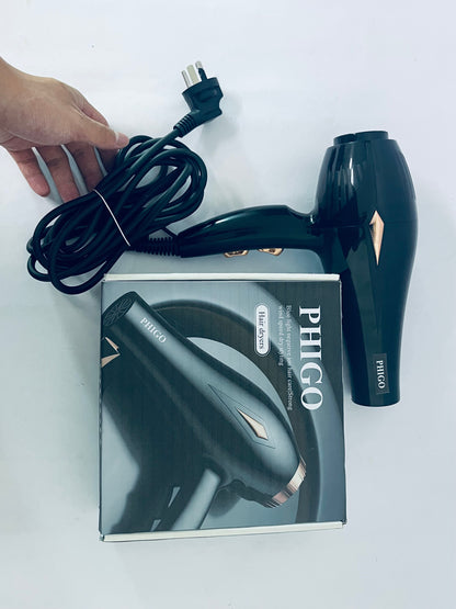 PHIGO Hair dryers Ionic Hair Dryer 2000W for Salon & Personal Use – Powerful, Fast & Quiet Drying for Curly Hair