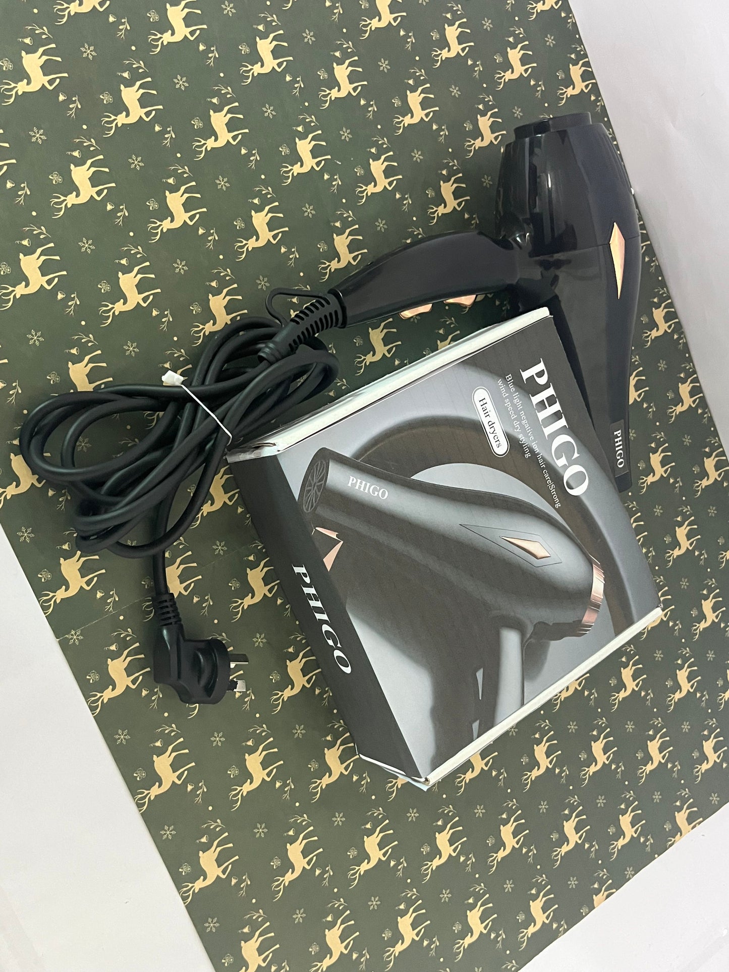 PHIGO Hair dryers Ionic Hair Dryer 2000W for Salon & Personal Use – Powerful, Fast & Quiet Drying for Curly Hair