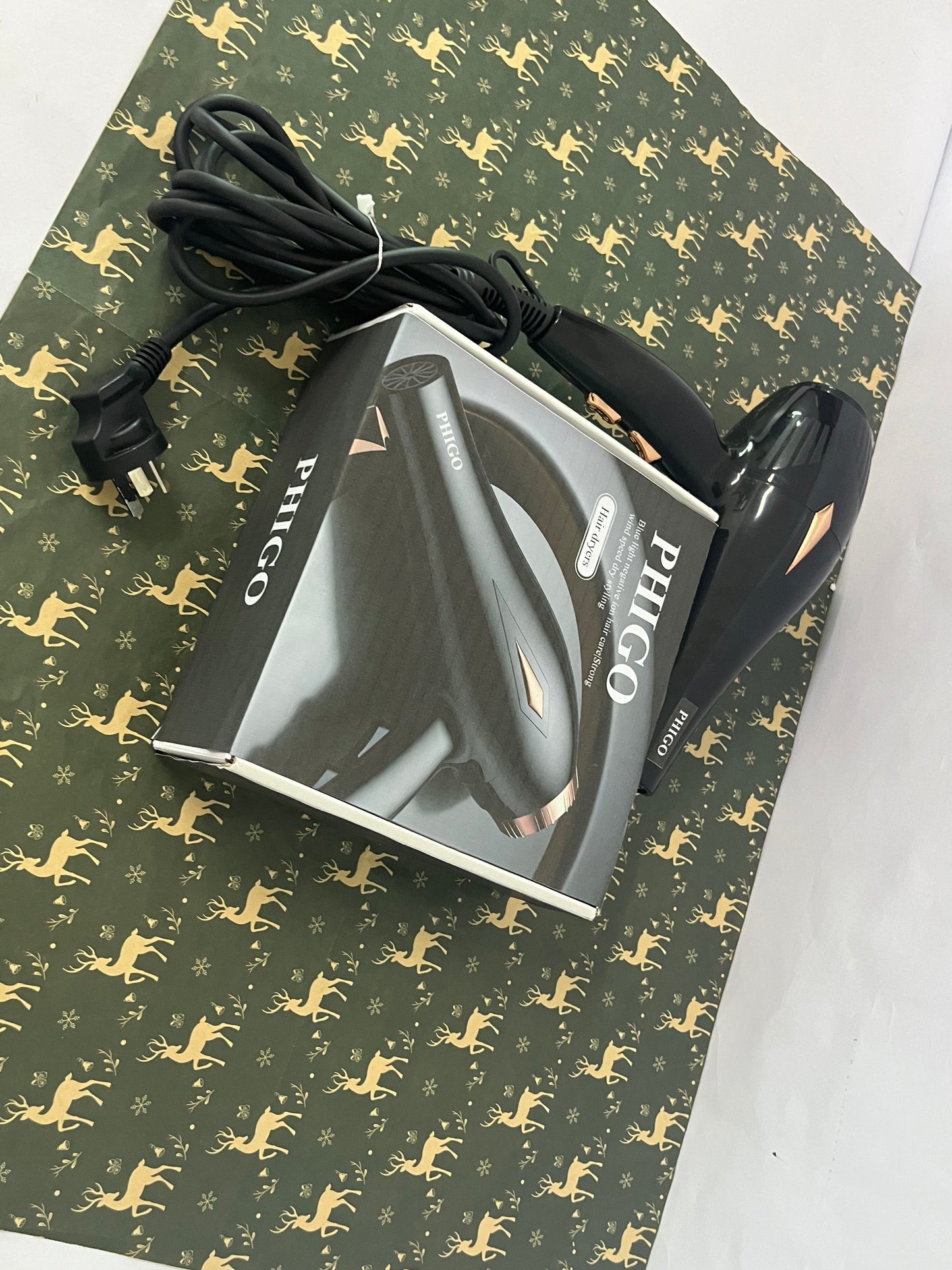 PHIGO Hair dryers Ionic Hair Dryer 2000W for Salon & Personal Use – Powerful, Fast & Quiet Drying for Curly Hair