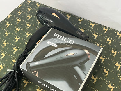 PHIGO Hair dryers Ionic Hair Dryer 2000W for Salon & Personal Use – Powerful, Fast & Quiet Drying for Curly Hair