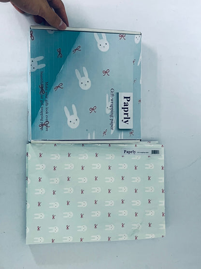 Paprly Gift-wrapping paper Office & Study Wrapping Paper cartoon Stationery Themed Designs Gift Wrap for Students,Teachers,Office
