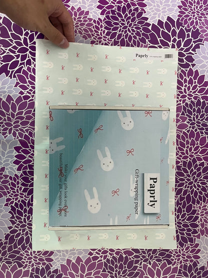 Paprly Gift-wrapping paper Office & Study Wrapping Paper cartoon Stationery Themed Designs Gift Wrap for Students,Teachers,Office