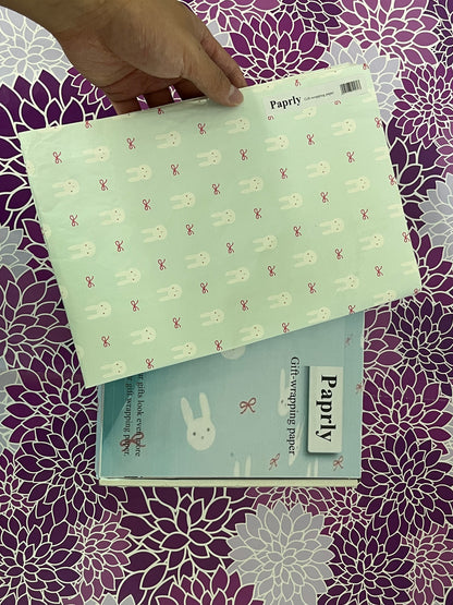 Paprly Gift-wrapping paper Office & Study Wrapping Paper cartoon Stationery Themed Designs Gift Wrap for Students,Teachers,Office